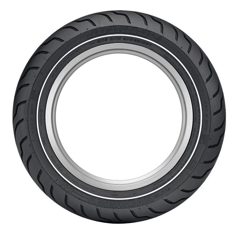 Dunlop American Elite Bias Whitewall Rear Tire 180 65B16 V