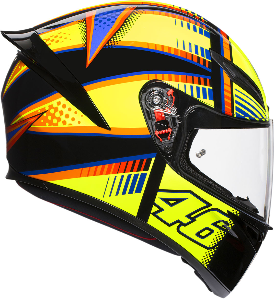 Yellow/Black, XX-Large AGV Unisex-Adult Full Face K-1 Soleluna 2015 Motorcycle Helmet 