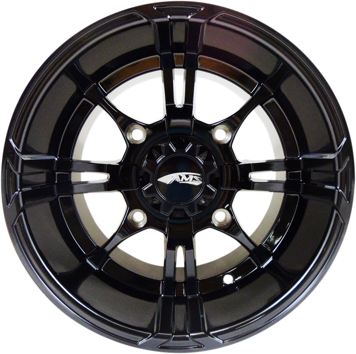 Ams Rolln 108 Cast Aluminum Wheel Black 14x10 4156 55