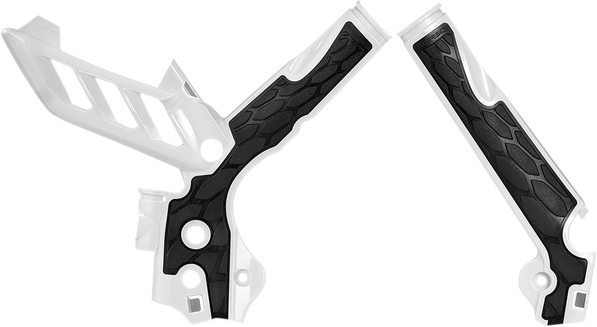 ACERBIS X-Grip Frame Guards (White/Black)