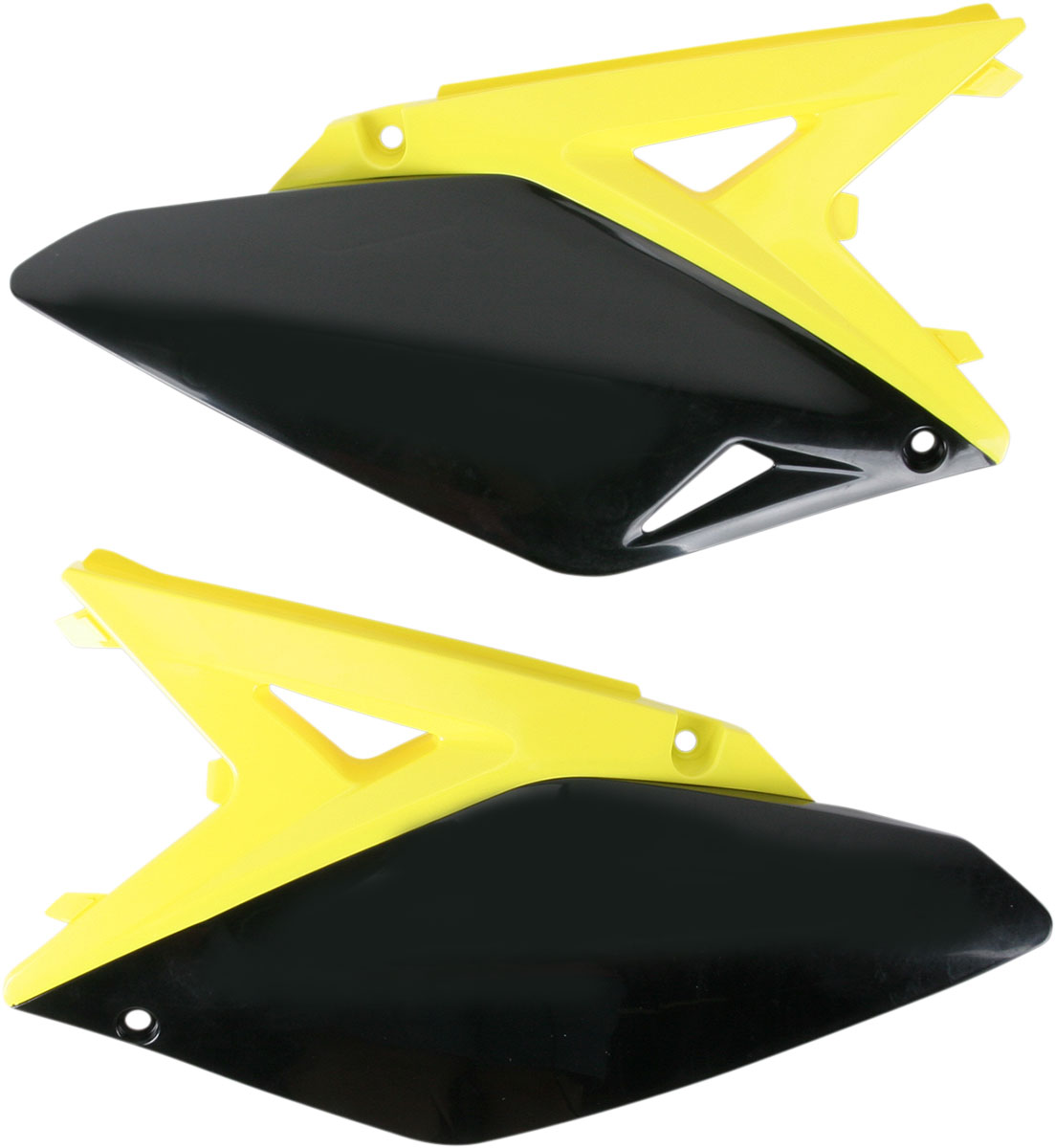 ACERBIS Side Panels (Black/Yellow)