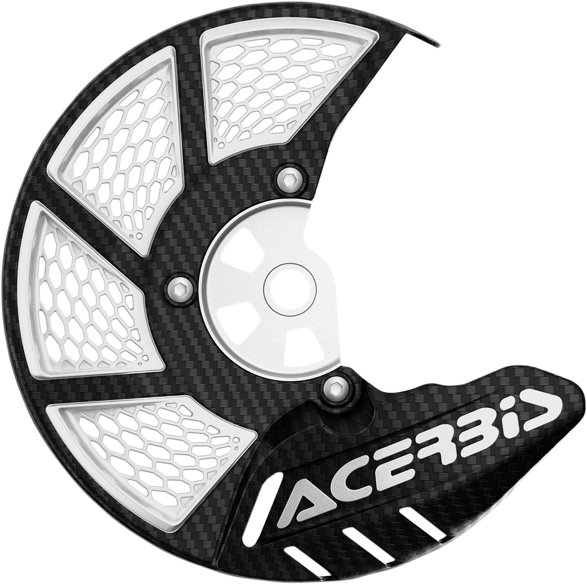 ACERBIS X-Brake Vented Front Disc Cover (Black/White)
