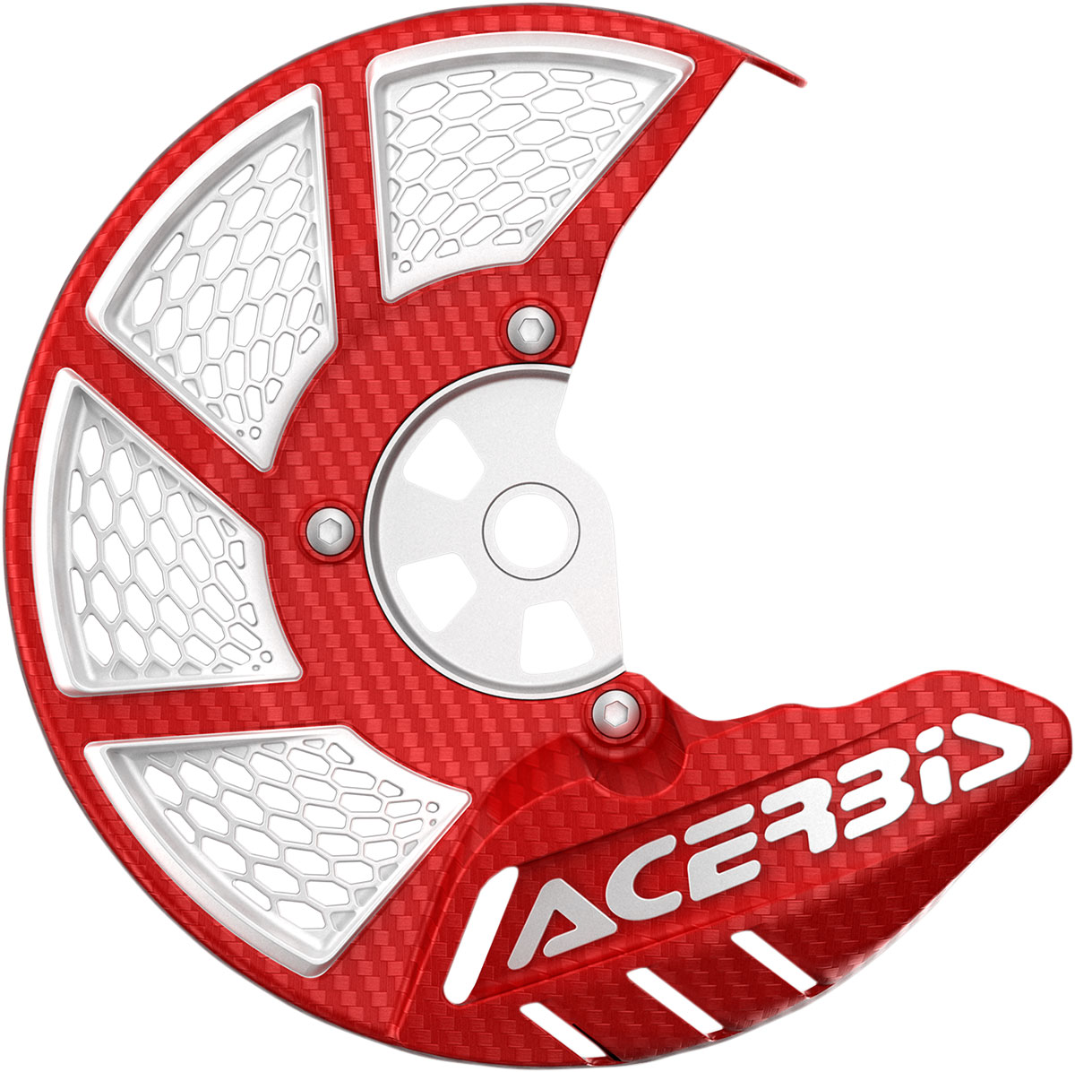 ACERBIS X-Brake Vented Front Disc Cover (Red/White)