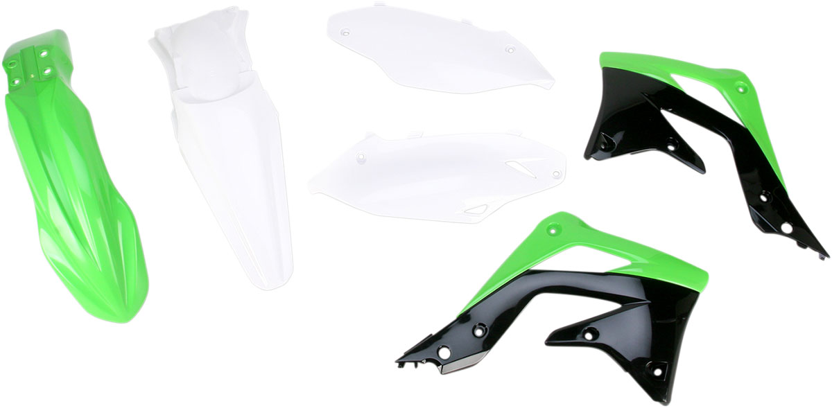 ACERBIS Standard Plastic Kit (Green/Black OEM '13)