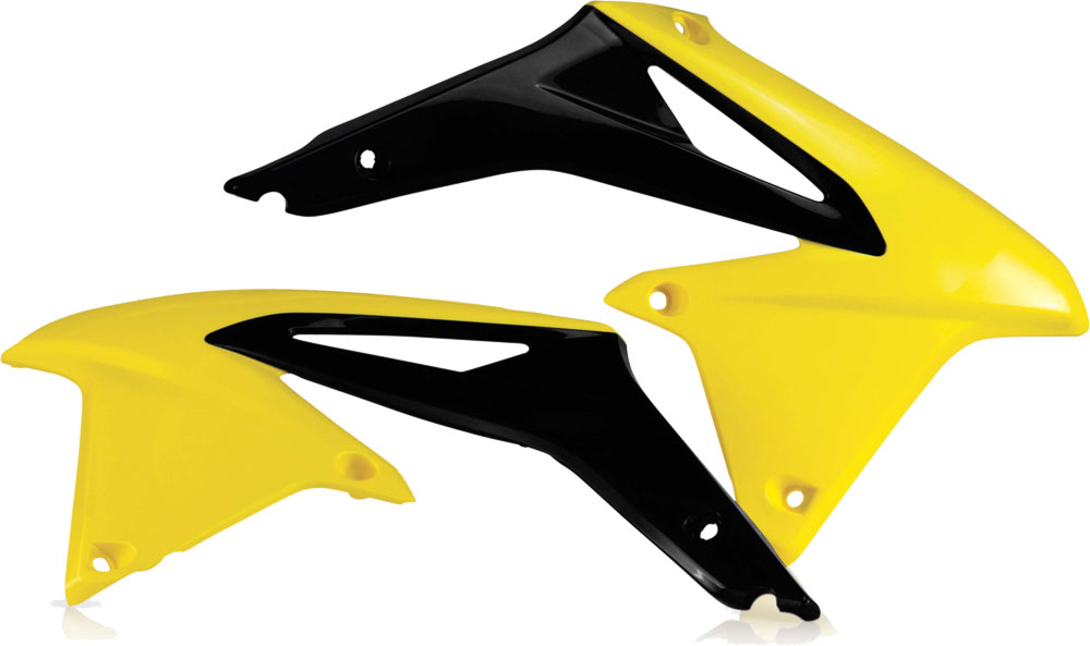 ACERBIS Radiator Shrouds/Covers (Yellow/Black)