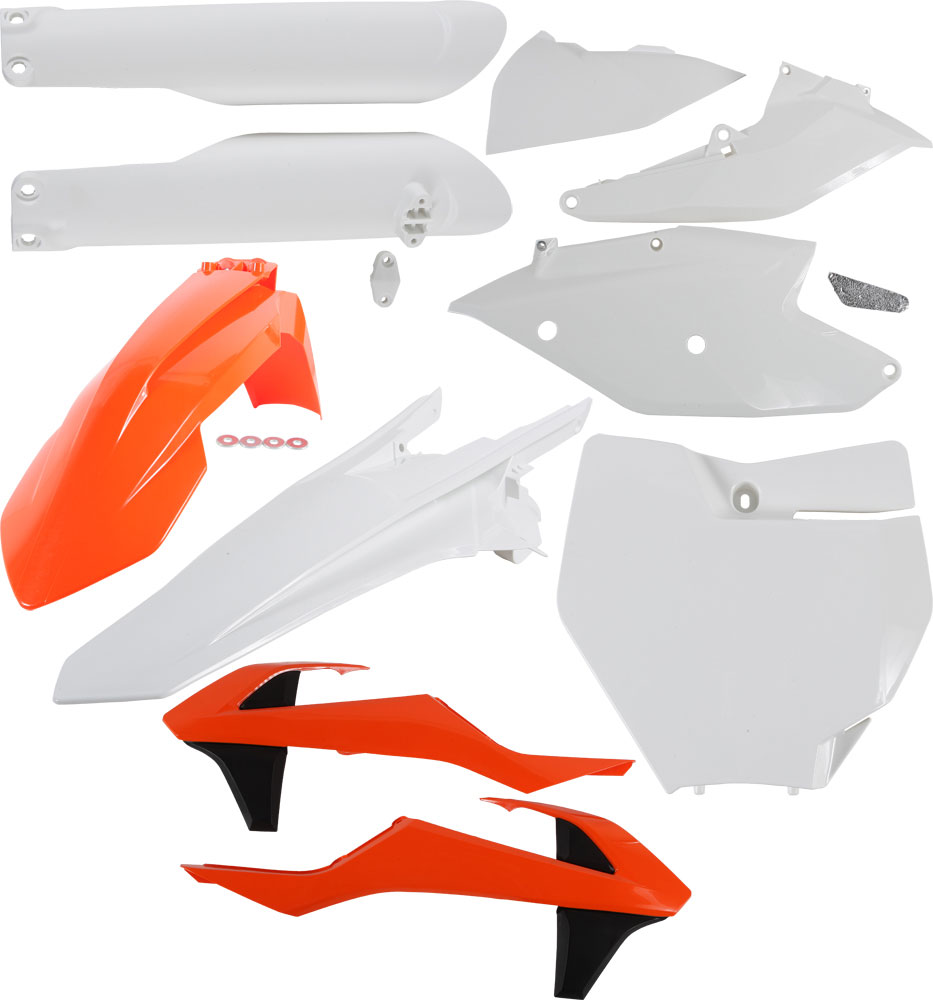 ACERBIS Full Plastic Kit (Orange/White OEM '16)