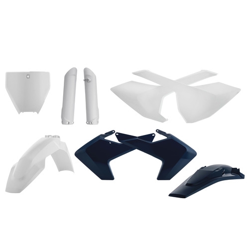 ACERBIS Full Plastic Kit (White/Black OEM '16)