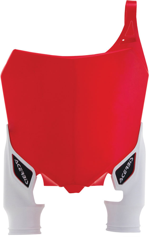 ACERBIS Front Number Plate (Red/White)