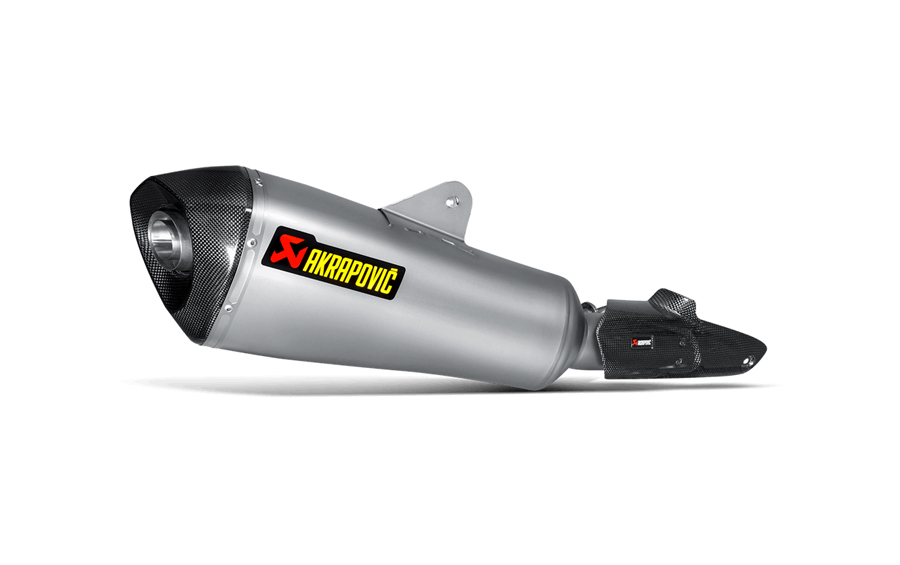 AKRAPOVIC Slip-On Exhaust System (Titanium) BMW R1200R / R1200RS (2015)