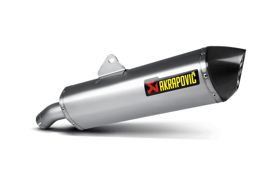AKRAPOVIC Slip-On Exhaust System (Titanium) BMW F800GT (13-15) F800R (09-15)
