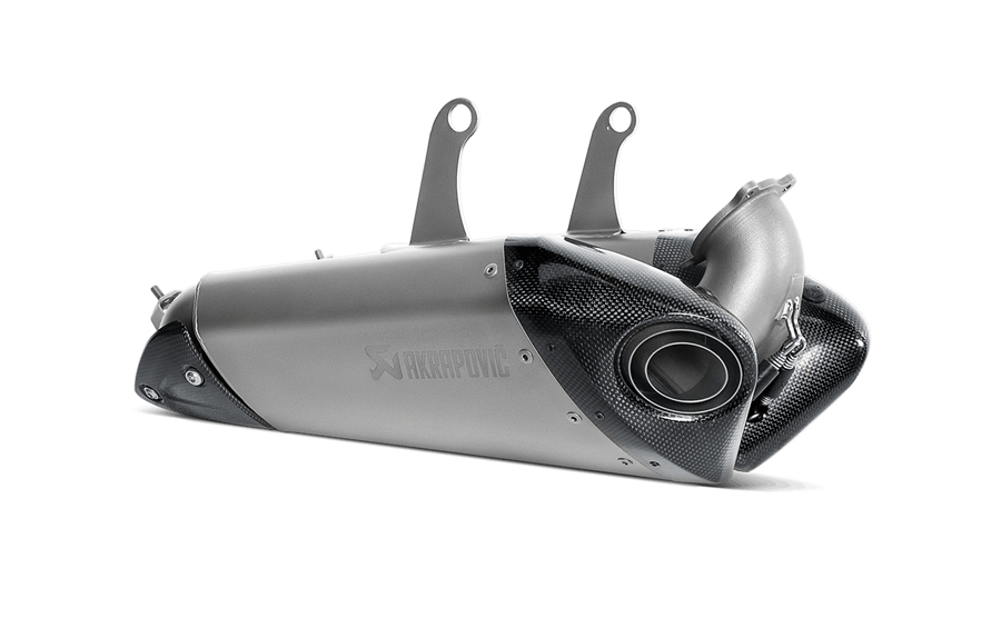 AKRAPOVIC Slip-On Exhaust (Titanium) Ducati 899/1199 Panigale/Superleggera