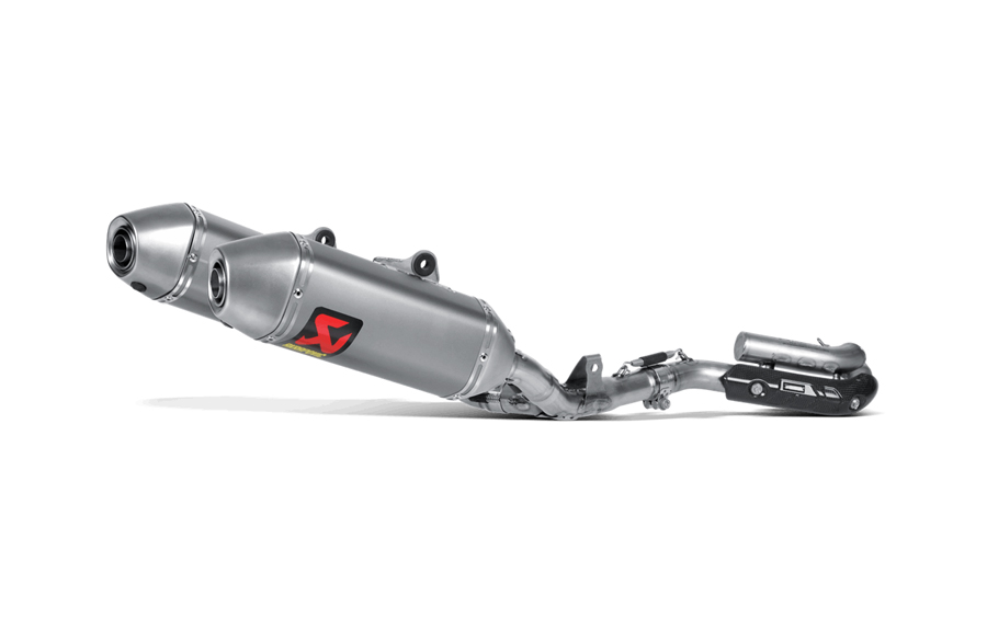 AKRAPOVIC Evolution Full Exhaust System (Titanium) Honda CRF250R (2014-2015)