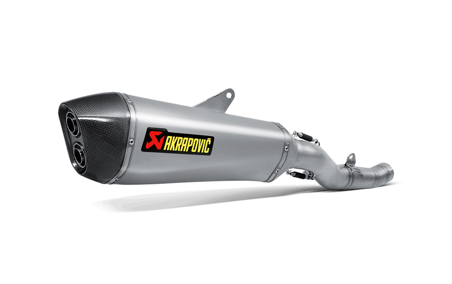 AKRAPOVIC Slip-On Exhaust System (Titanium) Kawasaki 1400 GTR CONCOURS 14 (2008-2015)