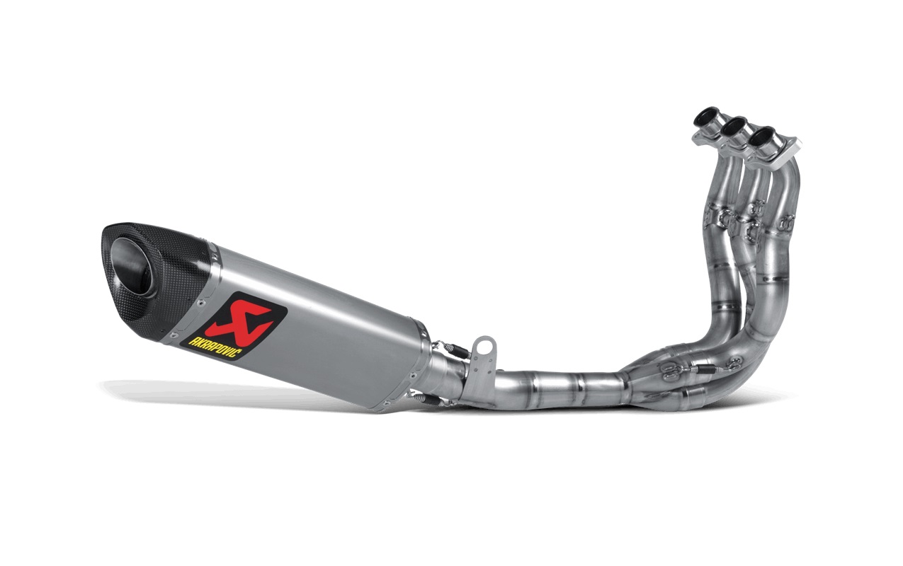 AKRAPOVIC Evolution Full Exhaust (Titanium) Triumph Daytona 675R (2013