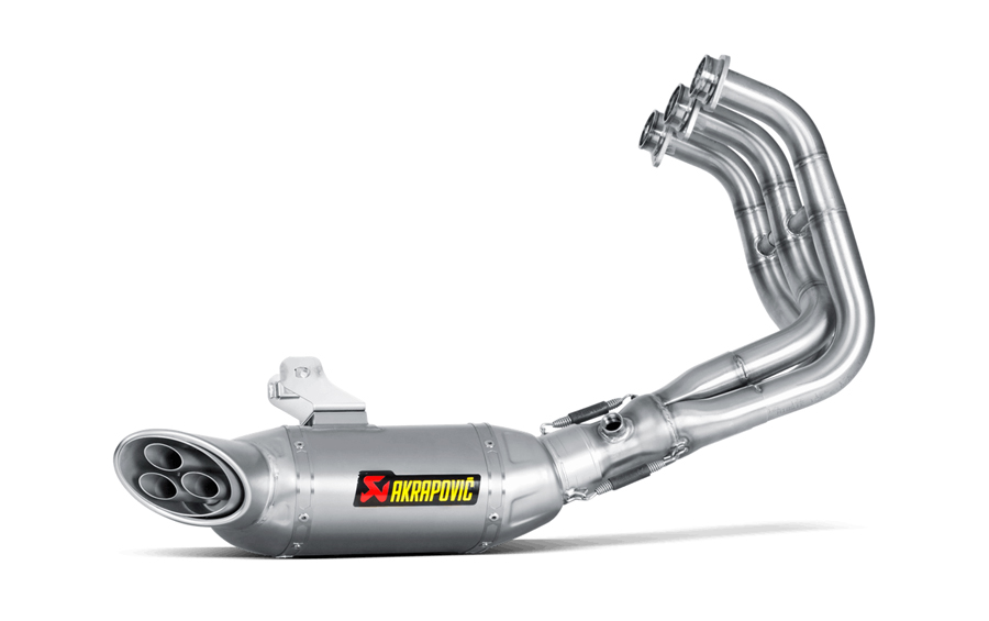 AKRAPOVIC Racing Line Full Exhaust System (Titanium) Yamaha FZ-09 MT-09 (14-15)