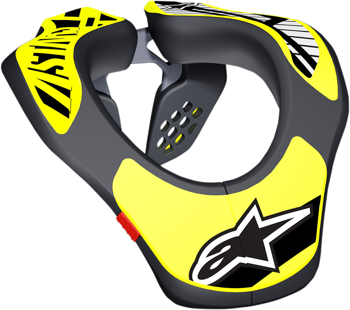 Alpinestars MX/Motocross Kids Neck Support (Black/Yellow)