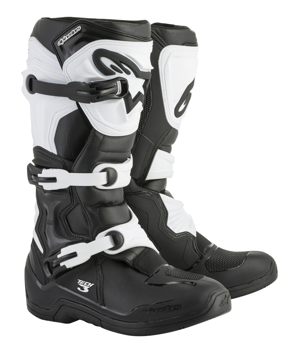 Alpinestars MX/Motocross TECH 3 Boots (Black/White)