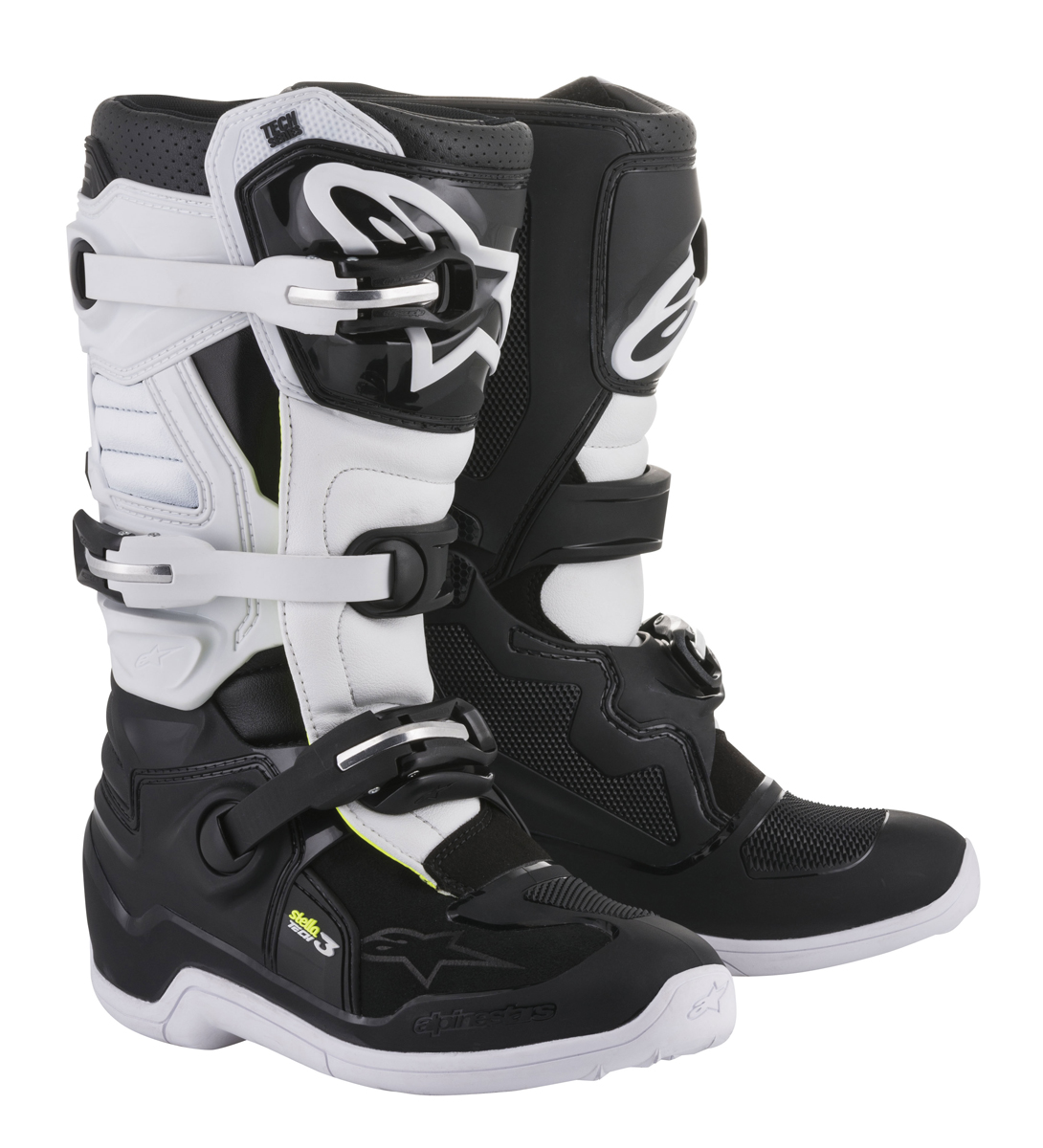 Alpinestars MX/Motocross Stella TECH 3 Boots (Black/White)