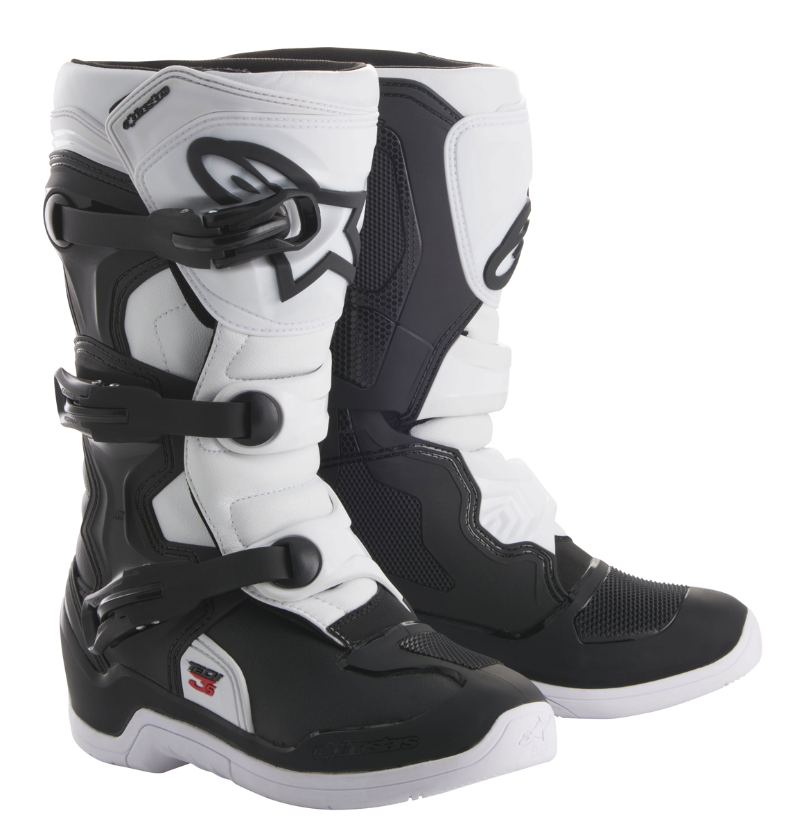 Alpinestars MX/Motocross Kids TECH 3S Boots (Black/White)