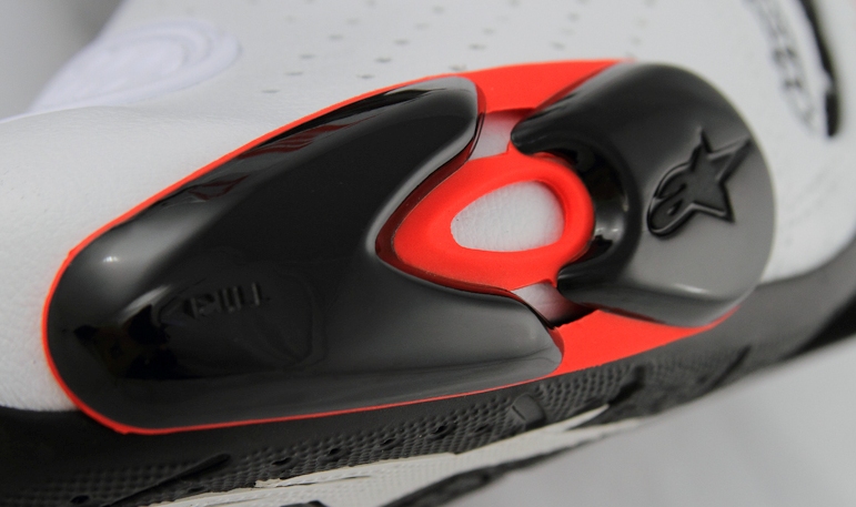 Alpinestars Replacement Toe Slider Set for Supertech / SMX Boots (Red/Black)