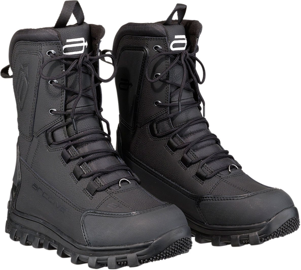 black waterproof boots