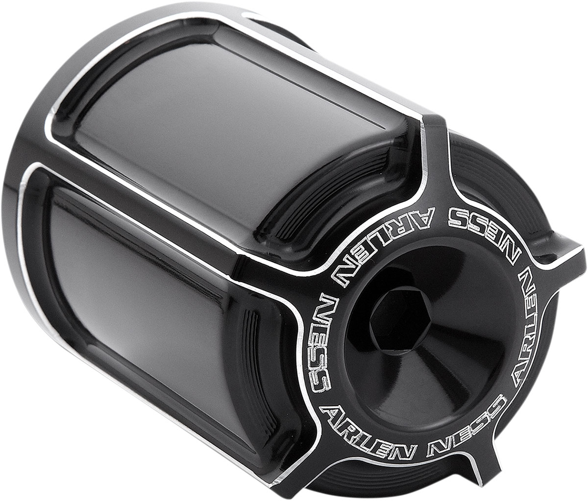 Arlen Ness - 03-463 - Re-Usable Billet Oil Filter, Beveled - Black