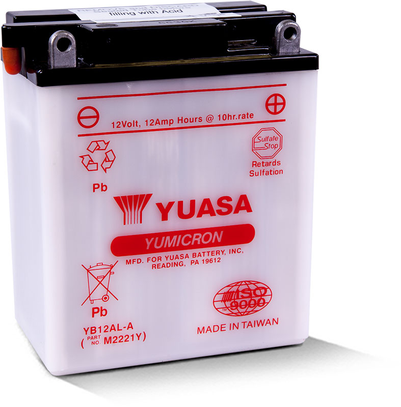 Yuasa Yumicron High Performance Conventional Battery (YB12AL