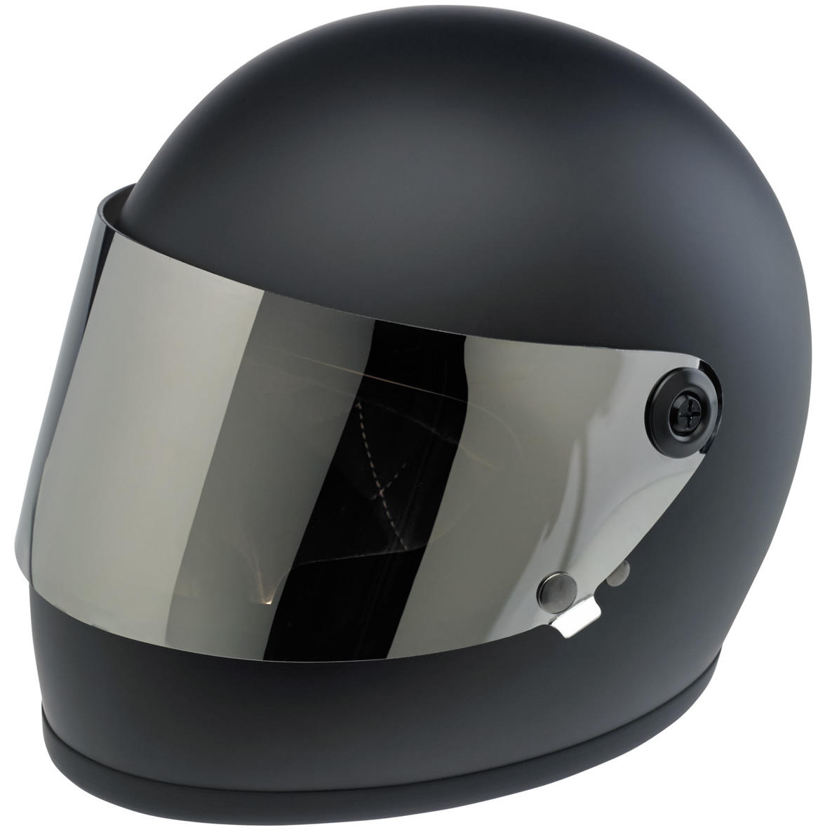 BILTWELL Flat Shield/Visor for Gringo S Helmets (Chrome Mirror)