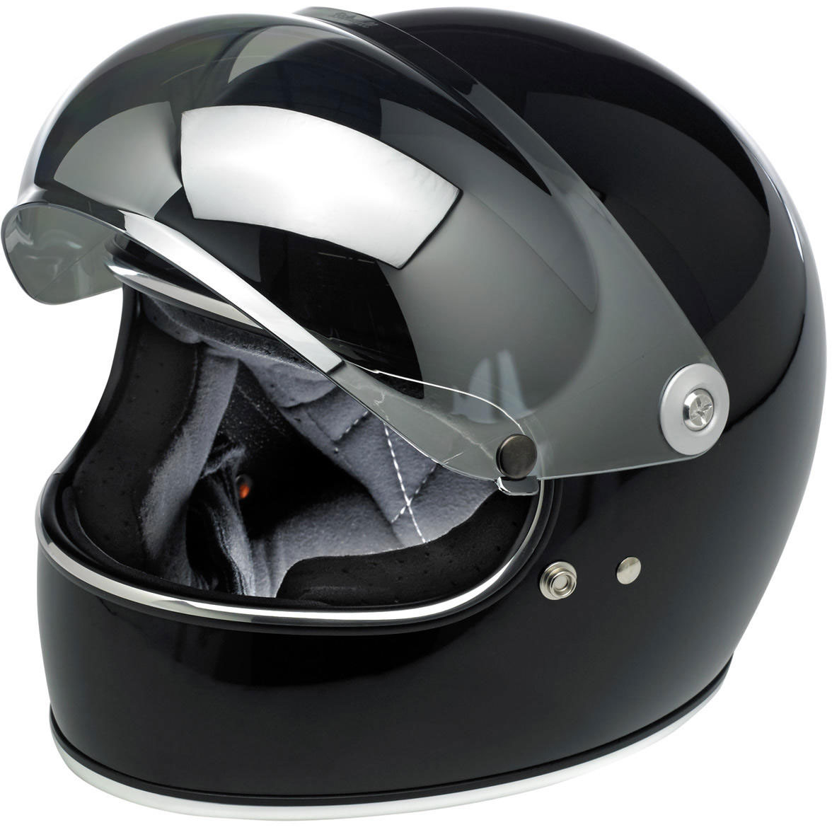 BILTWELL Bubble Shield/Visor for Gringo S Helmets (Chrome Mirror) eBay