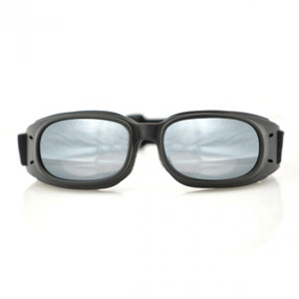 Bobster Piston Goggles (Black Frame, Reflective Smoke Lens)