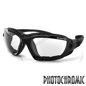 Bobster Renegade Convertible Sunglasses (Black Frame, Photochromic Lens)