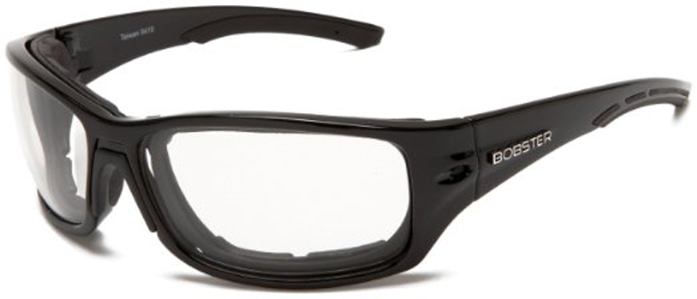 Bobster Rukus Riding Glasses (Black Frame, Anti-fog Photochromic Lens)