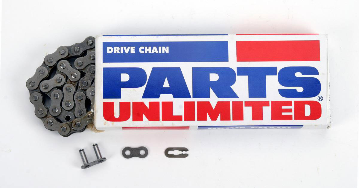 PARTS UNLIMITED 420 Motorcycle NonSealed Chain (Natural) 82