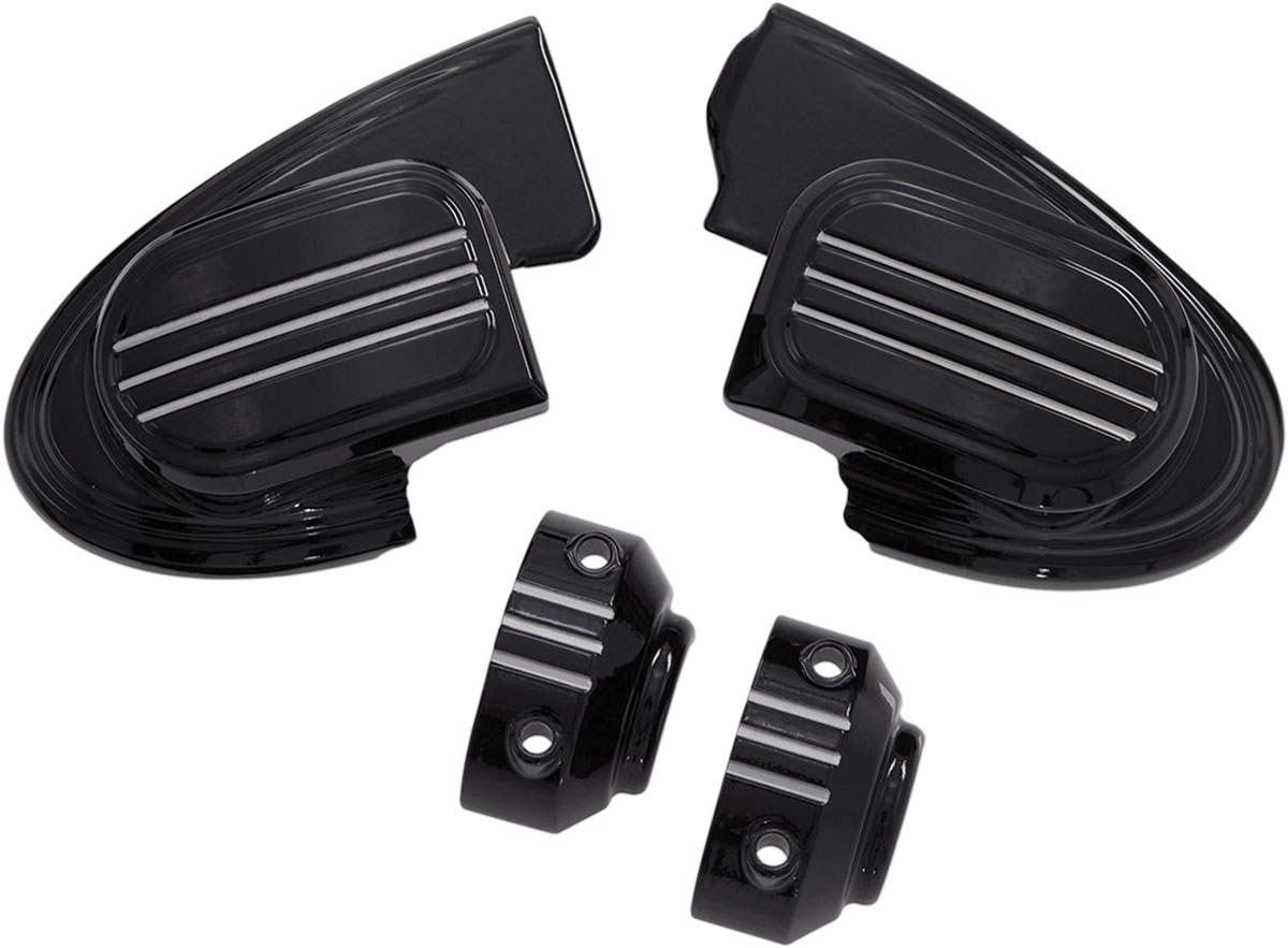CIRO Master Cylinder Covers for Models w/ Fairing Mounted Mirrors (Black)