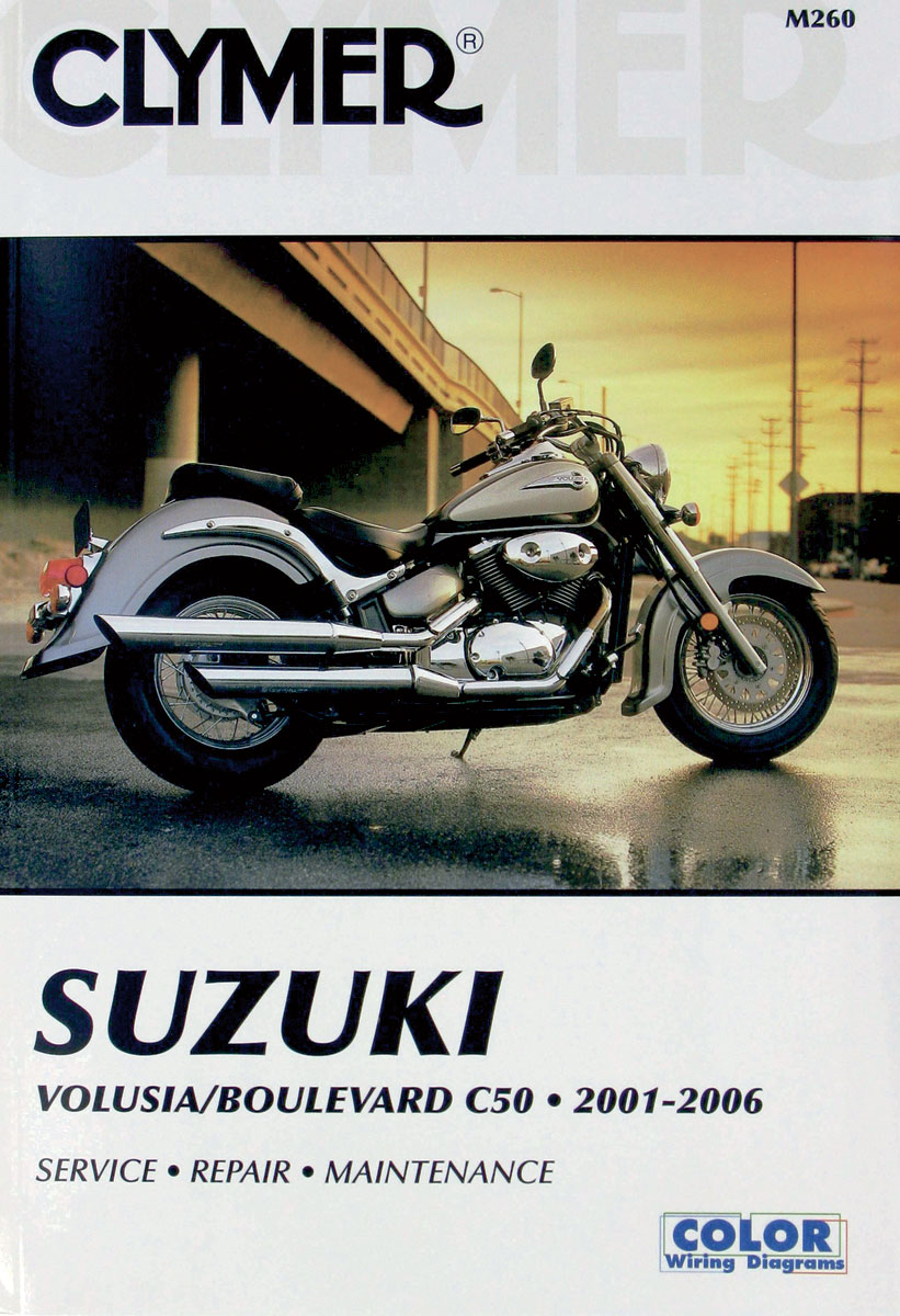 Clymer Repair Manual for Suzuki Volusia 2001-2004 / Boulevard C50 (2005-2017)