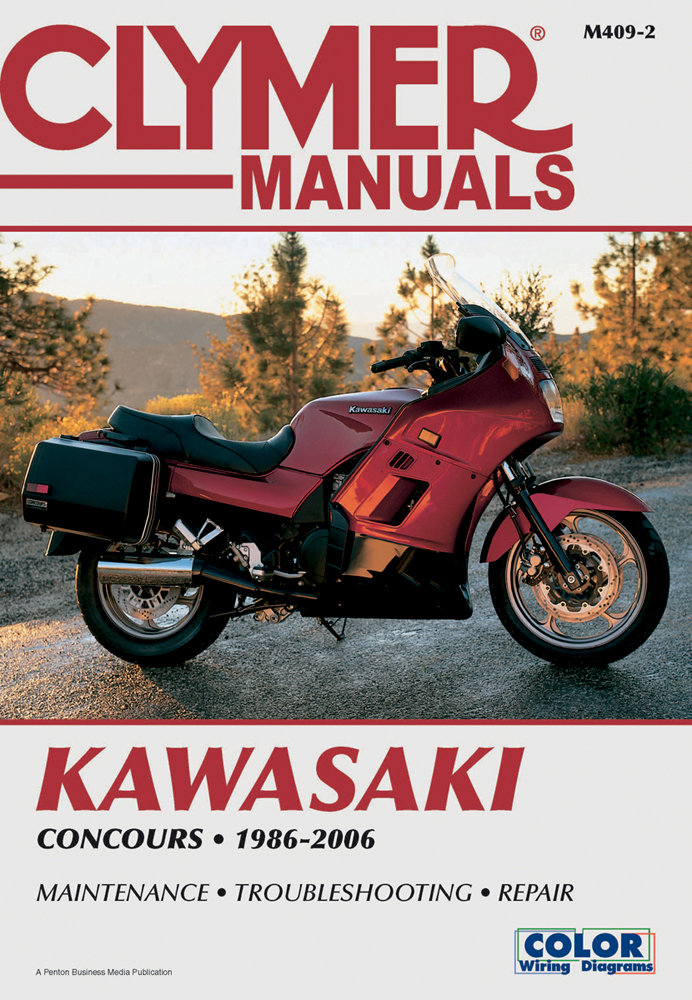 Clymer Repair Manual for Kawasaki ZG1000 Concours/GTR1000 1986-2004