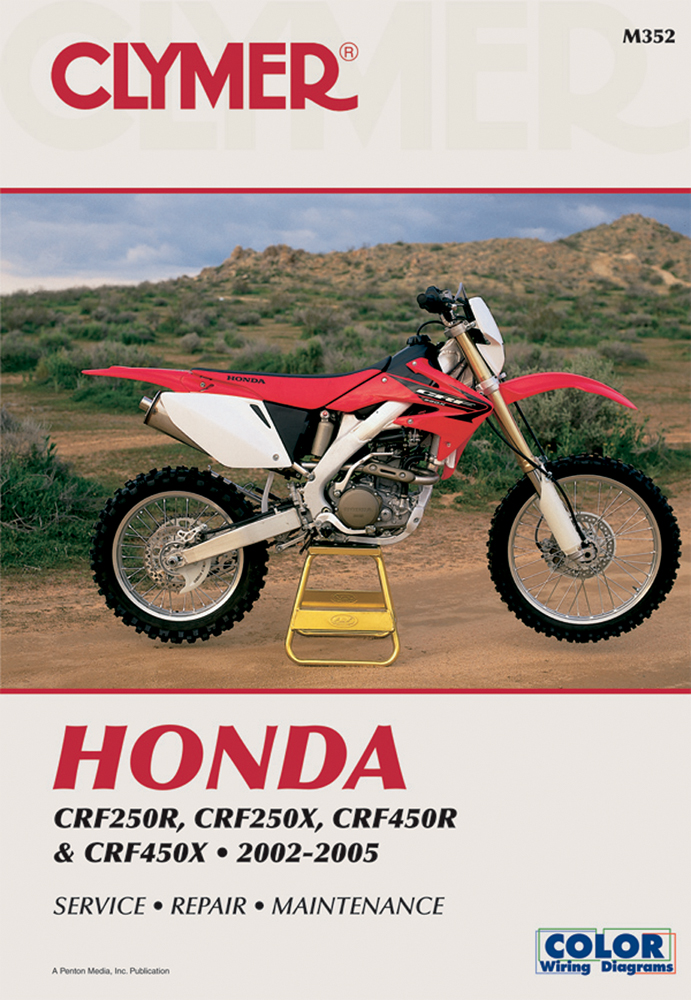 Clymer Repair Manual for Honda CRF250R CRF250X (04-05) CRF450R (02-05) CRF450X 2005