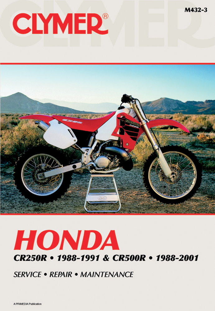 Clymer Repair Manual for Honda CR250R 1988-1991, CR500R 1988-2001
