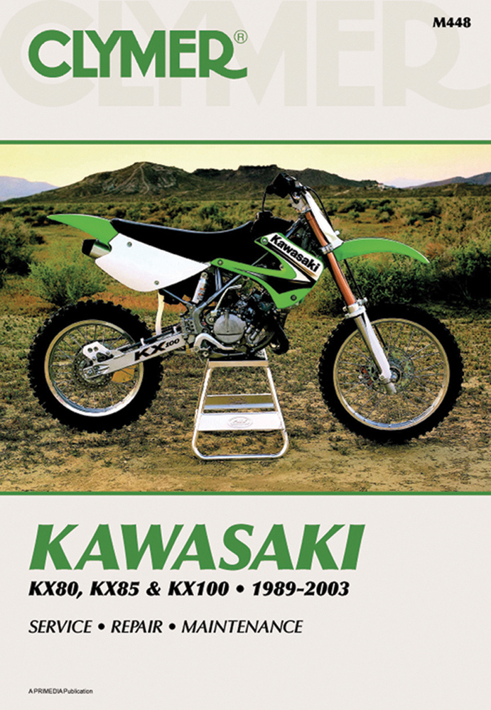 Clymer Repair Manual for Kawasaki KX80 91-00; KX85, KX85-II 01-10; KX100 89-2009