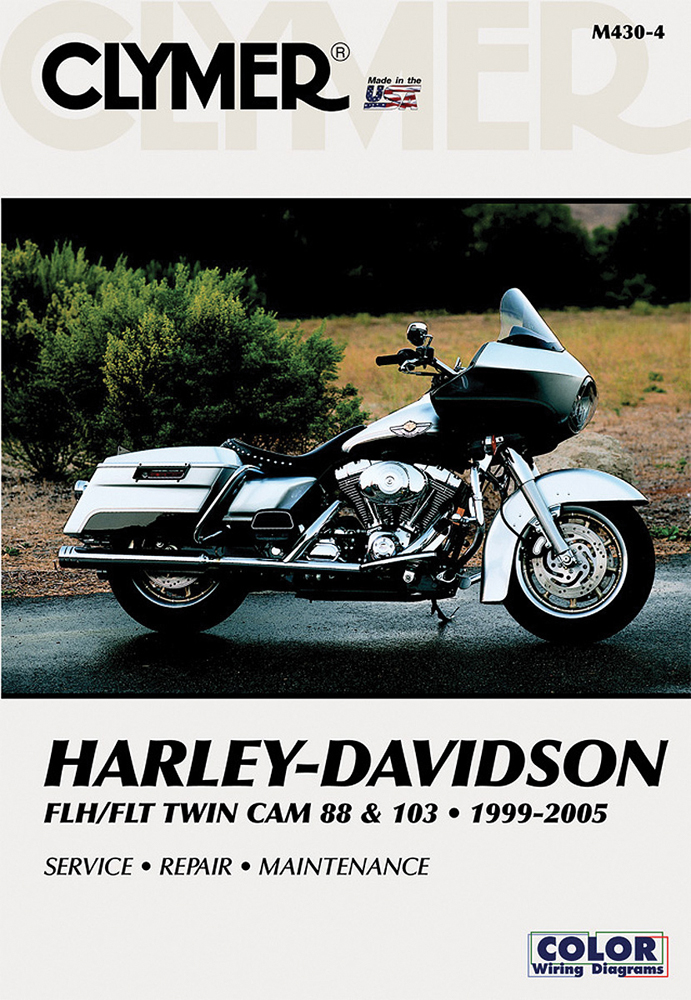 Clymer Repair Manual for Harley-Davidson FLH/FLT Twin Cam 88, 103 1999-2005