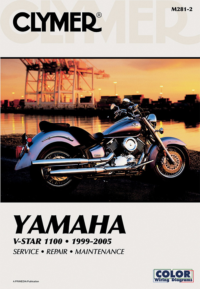 Clymer Repair Manual for Yamaha Vstar V-Star 1100 Custom Classic 1999-2009