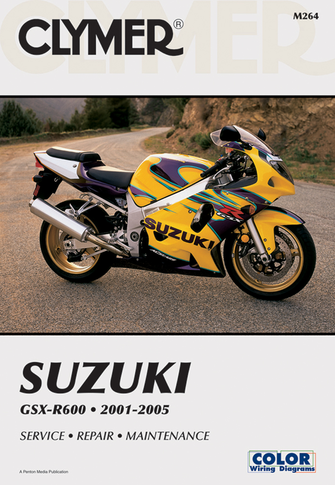 Clymer Repair Manual for Suzuki GSXR 600 GSXR600 2001-2005