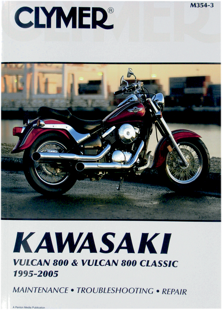 Clymer Repair Manual for Kawasaki Vulcan 800 and 800 Classic 1995-2005