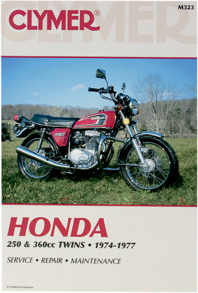 Clymer Repair Manual for Honda 250-360cc Twins 1974-1977, CB250GS CB360 CJ250 CJ360