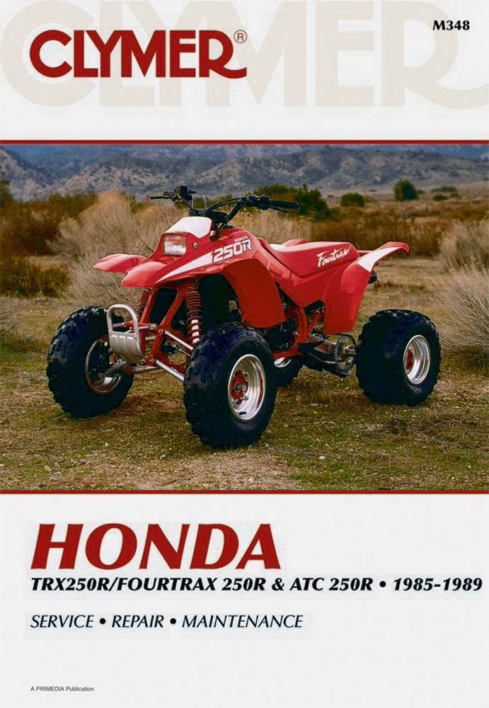 Clymer Repair Manual for Honda ATC250R 1985-1986, TRX250R/FOURTRAX 250R 1985-1989