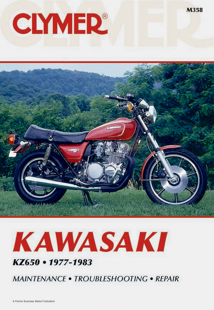 Clymer Repair Manual for Kawasaki KZ650 1977-1983