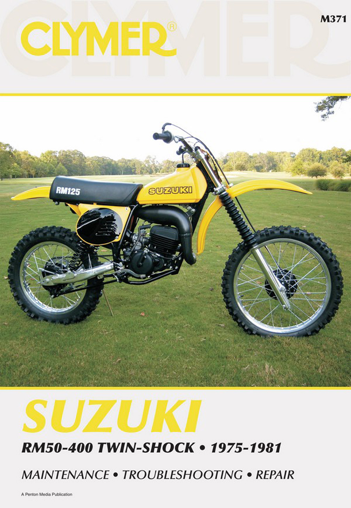Clymer Repair Manual for Suzuki RM50 RM60 RM80 RM100 RM125 RM250 RM370 RM400
