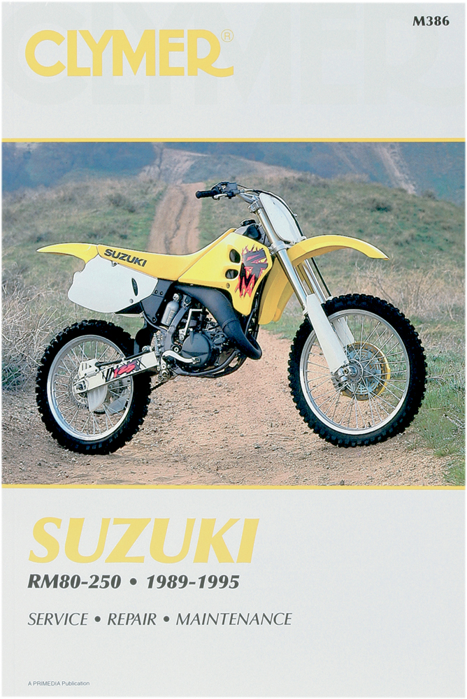 Clymer Repair Manual for Suzuki RM80 89-95, RM125 89-95, RM250 89-95, RMX250 89-95