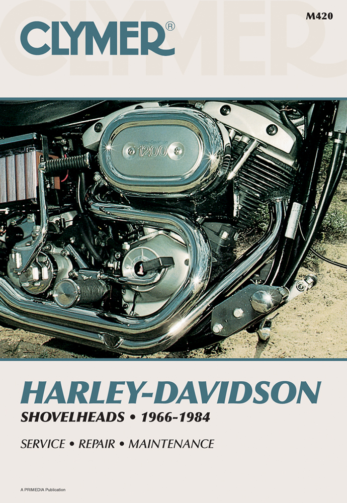 Clymer Repair Manual for Harley-Davidson Shovelhead 1966-1984