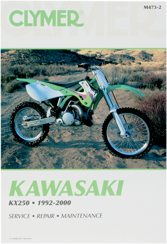 Clymer Repair Manual for Kawasaki KX250 1992-2000